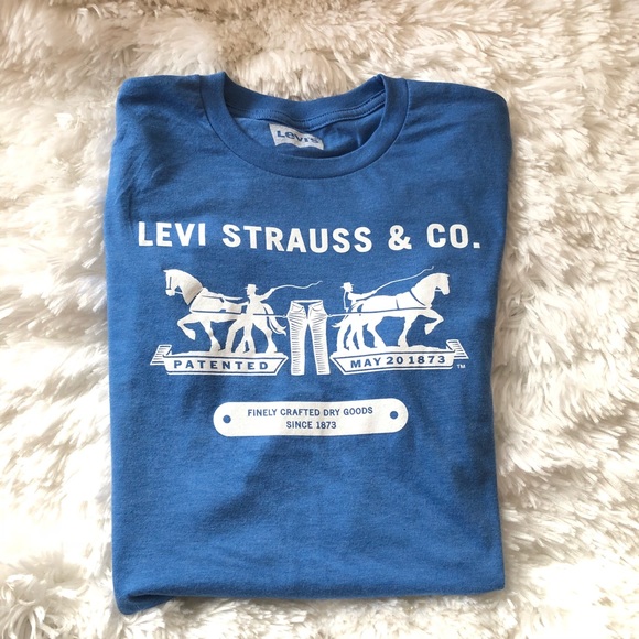 Levi's Other - Men’s Levi’s Logo Short Sleeve Blue T Shirt.  NWT.